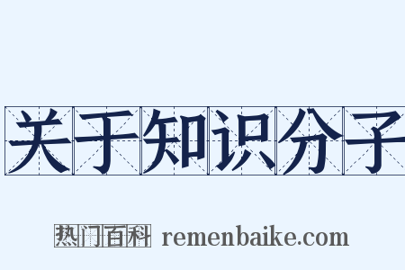 关于知识分子是什么意思的图片